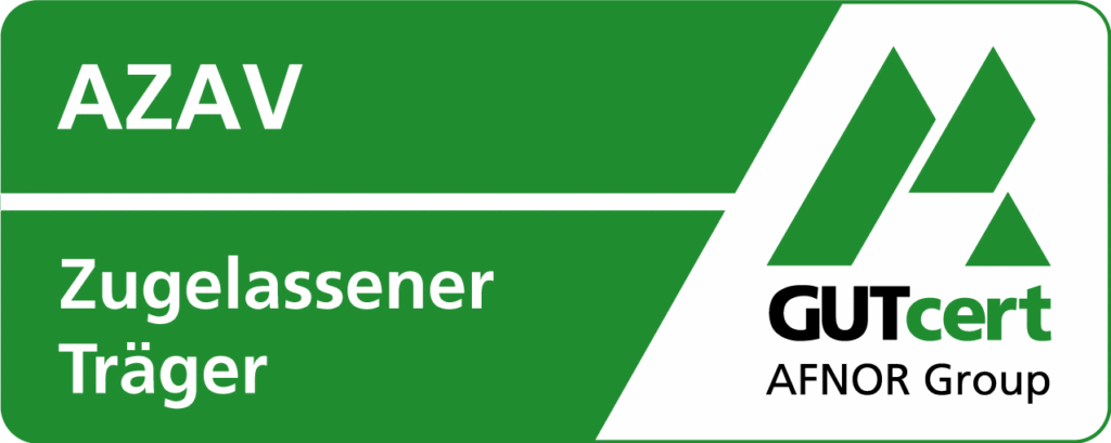 GutCert AZAV Eisenbahnakademie ist Zugelassener Träger